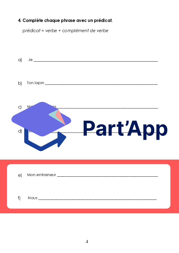 module 4 (5P) - le prédicat et le complément de verbe_10