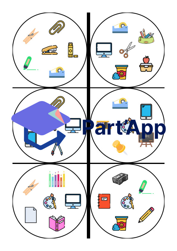 Jeu des doubles du matériel scolaire_3