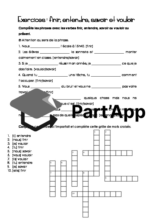 Dossier de révisions présent/imparfait 6P_7