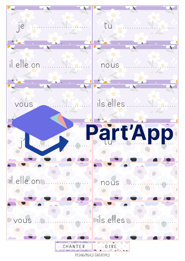 Cartes de conjugaison - Présent et Imparfait_7