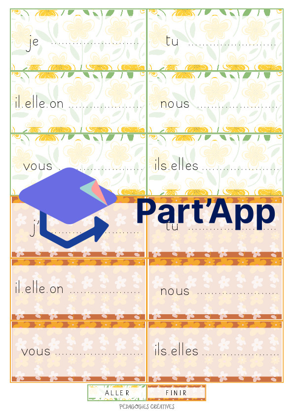 Cartes de conjugaison - Présent et Imparfait_10