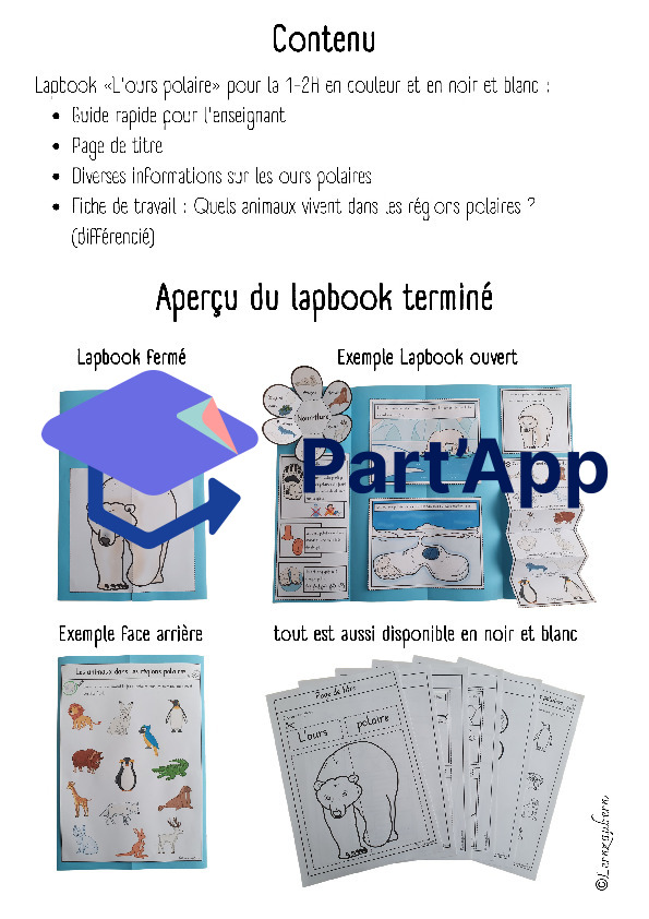 Lapbook " L'ours polaire "_2