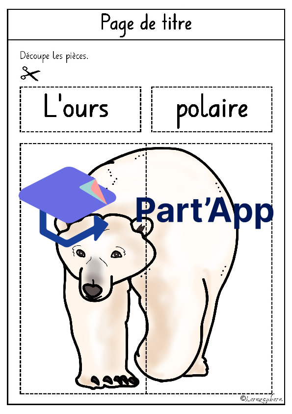 Lapbook " L'ours polaire "_4