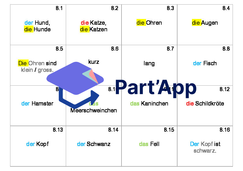 Cartes voc allemand 6H Einheit 8_24