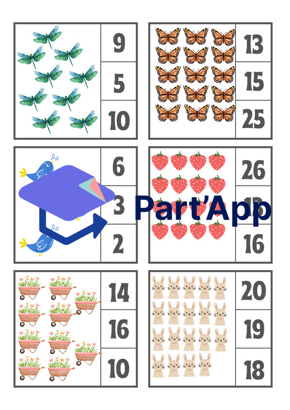 Printemps - Cartes à pinces 1 à 20_3