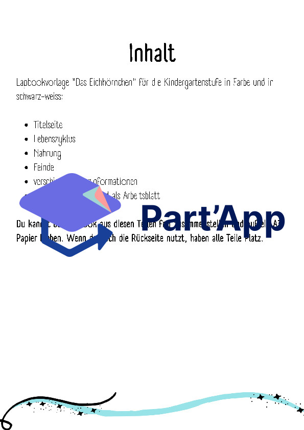 Lapbook für den Kindergarten: Das Eichhörnchen_12