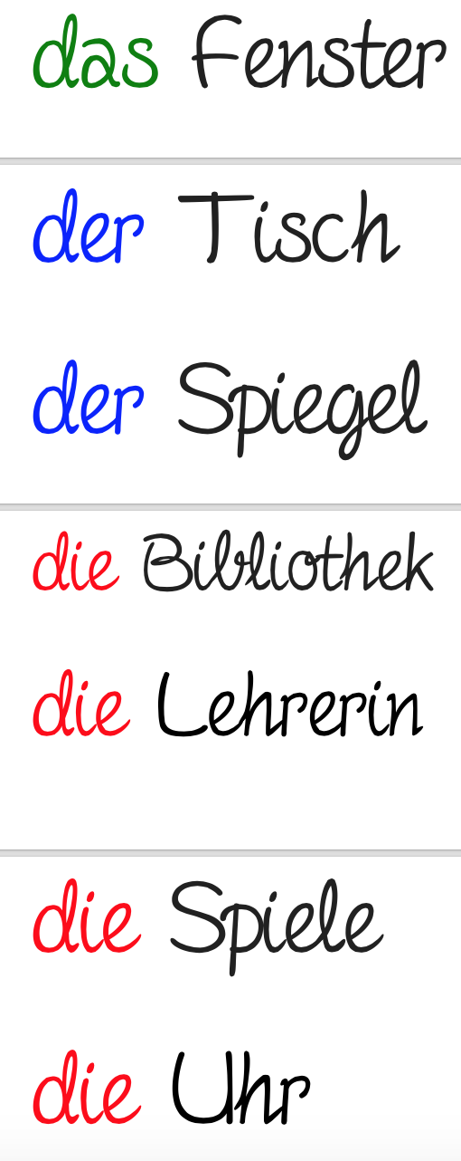 Etiquettes d'allemand - vie de la classe_4