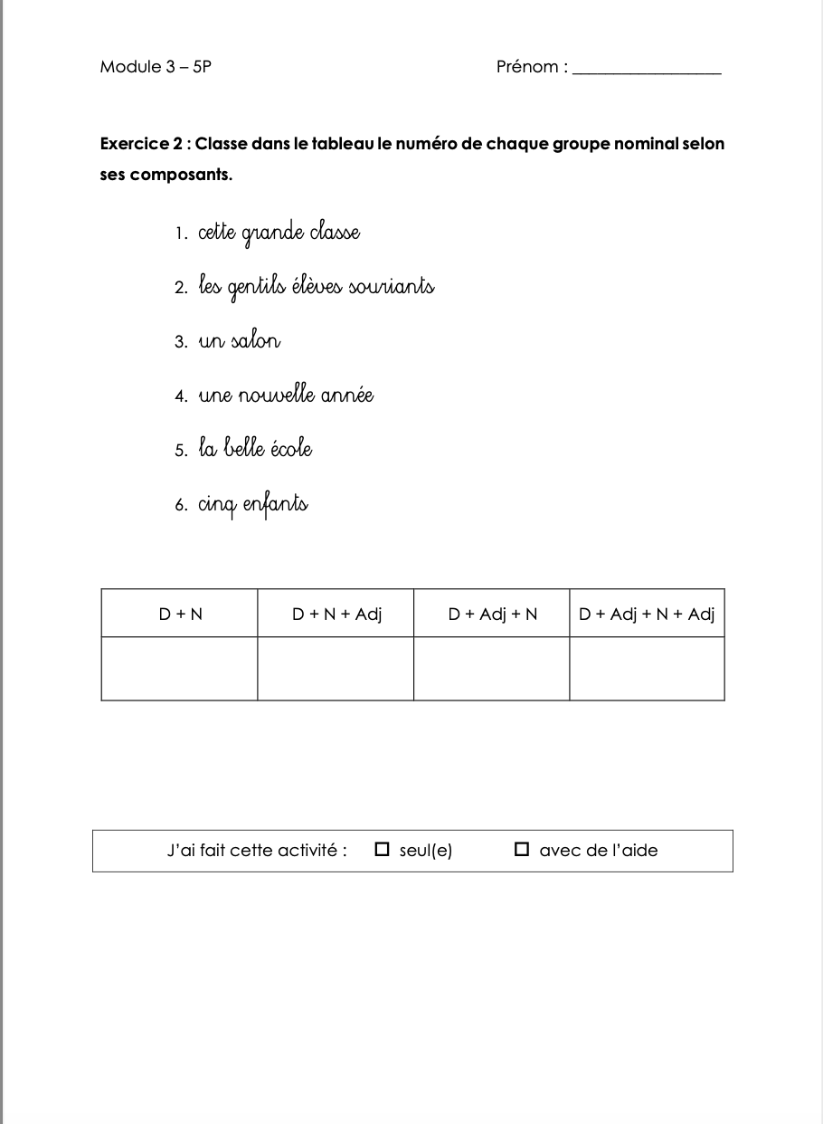 Evaluation formative 5P - Module 3_15