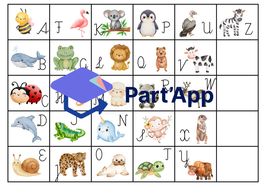 Alphabet avec animaux_2