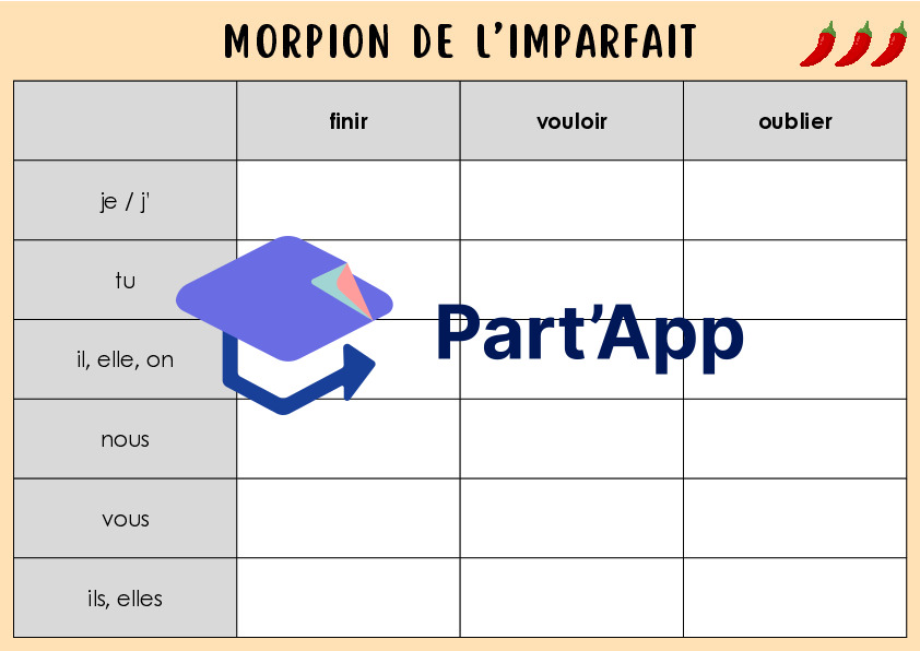 Morpion de l’imparfait – Jeu de conjugaison (5H)_5