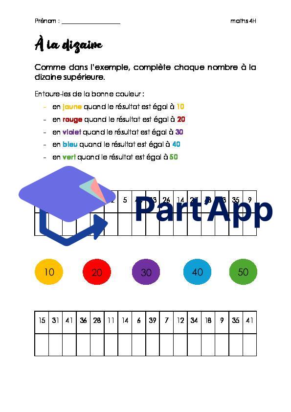 à la dizaine - prolongement espère 4H_2