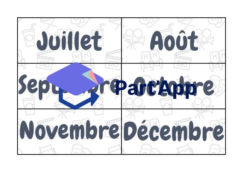 Affichage - Jours de la semaine et mois_4