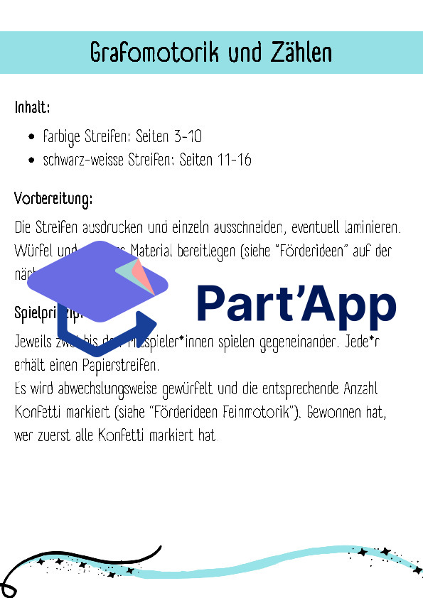 Grafomotorik und Zählen: Fasnacht_31