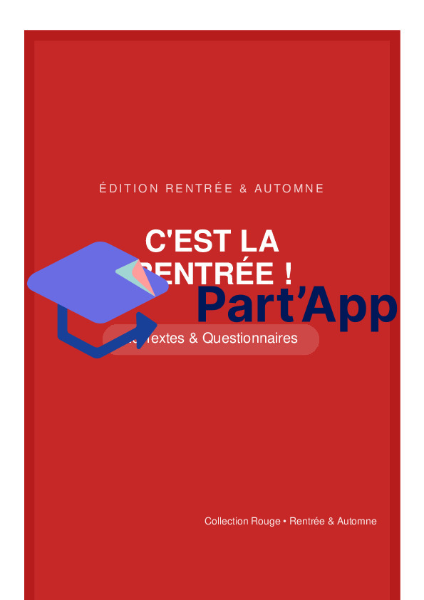Grand Recueil de la Rentrée – 20 Lectures sur l'Automne et l'École_22
