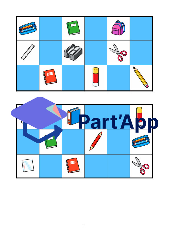 Allemand 6P - Einheit 5 - Loto objets de la classe_5