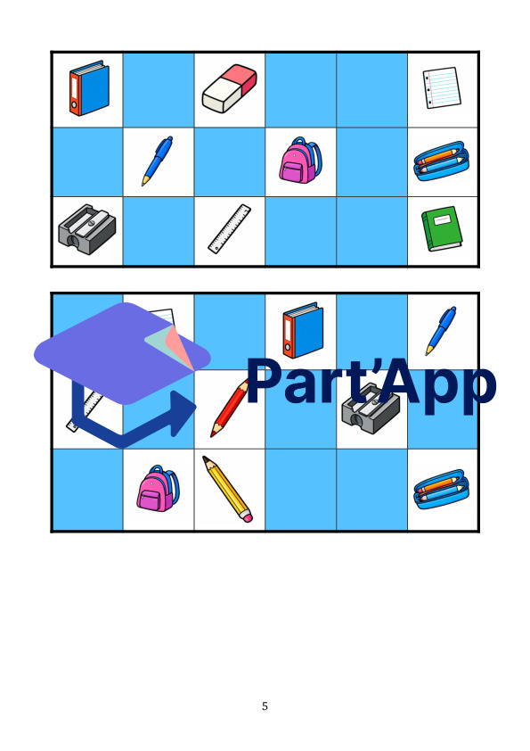 Allemand 6P - Einheit 5 - Loto objets de la classe_6