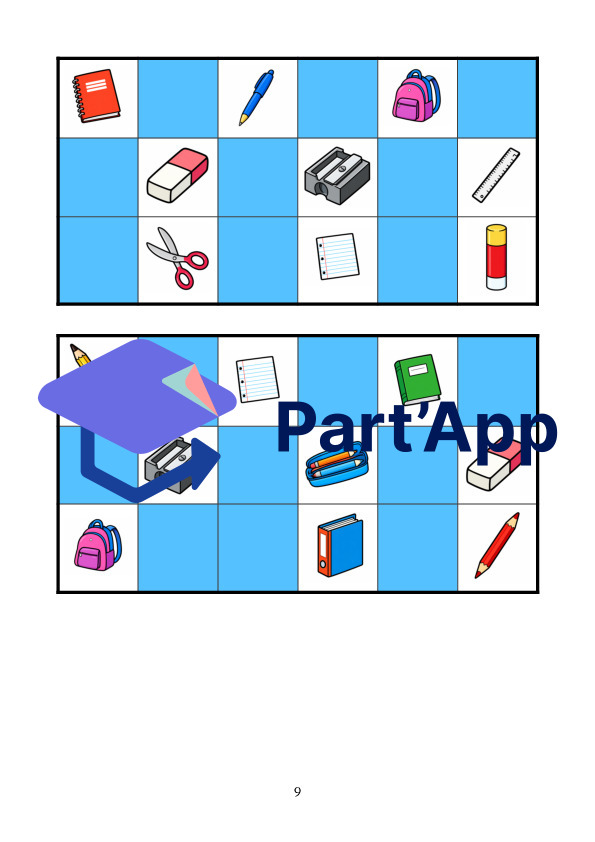 Allemand 6P - Einheit 5 - Loto objets de la classe_10