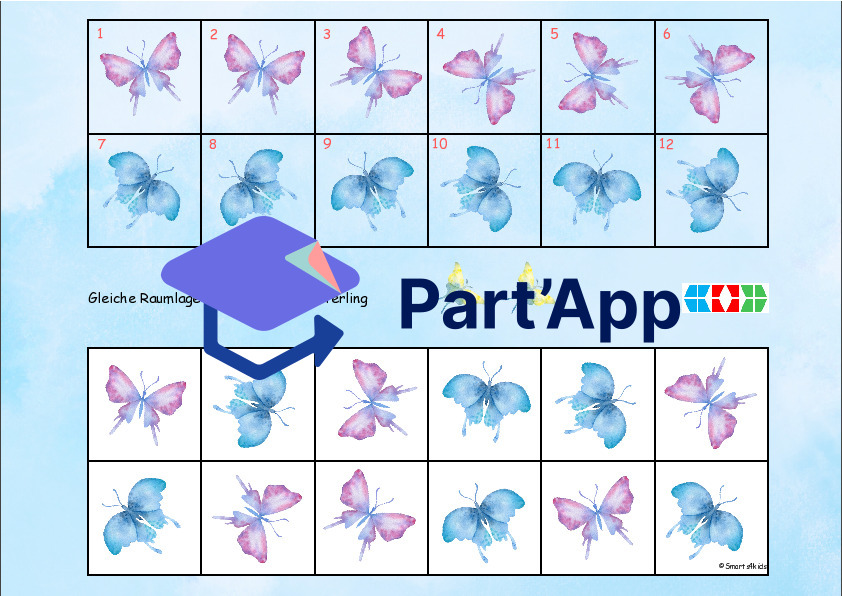 🦋 Papillon 8x dossier velcro regarde bien_41