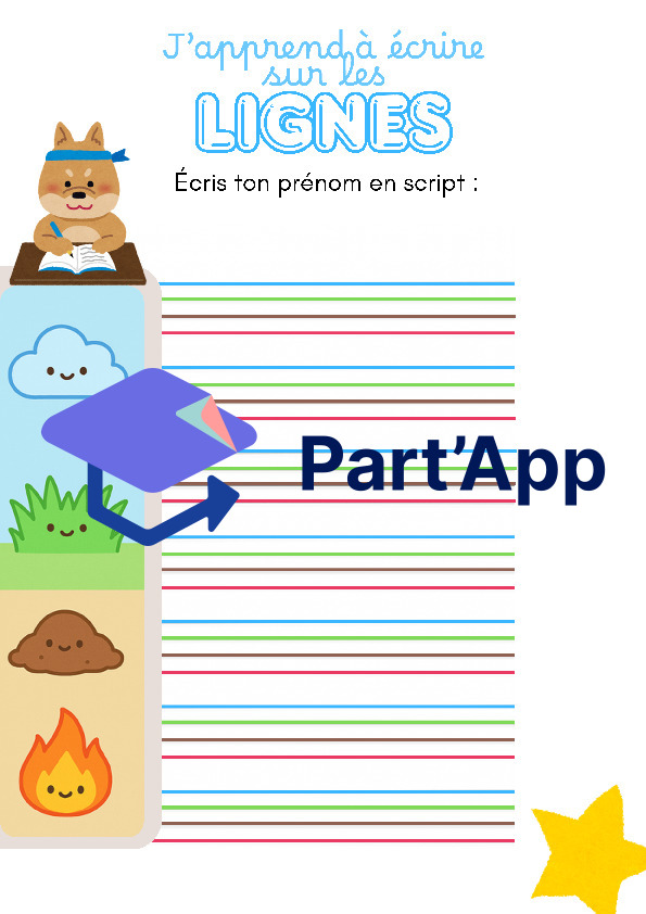 Dossier : apprendre à écrire sur les lignes - 3P_4