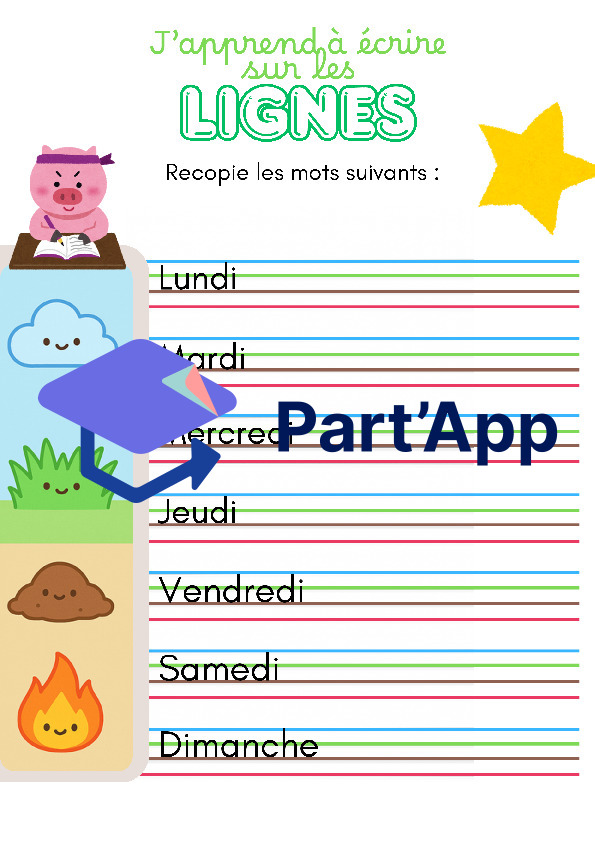 Dossier : apprendre à écrire sur les lignes - 3P_7