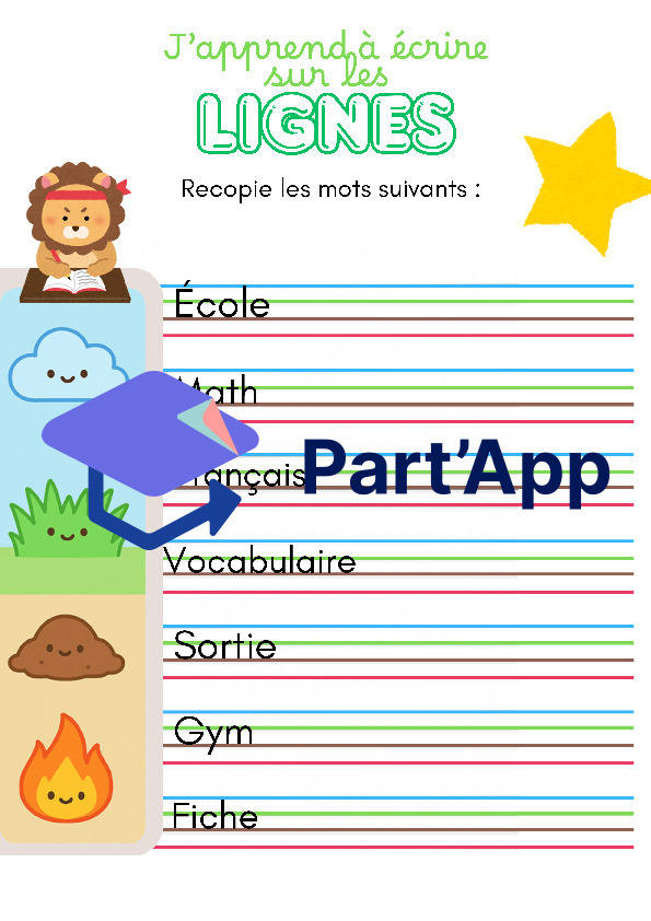 Dossier : apprendre à écrire sur les lignes - 3P_8
