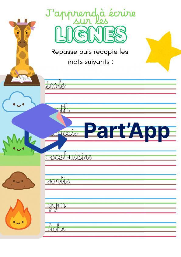 Dossier : apprendre à écrire sur les lignes - 3P_9