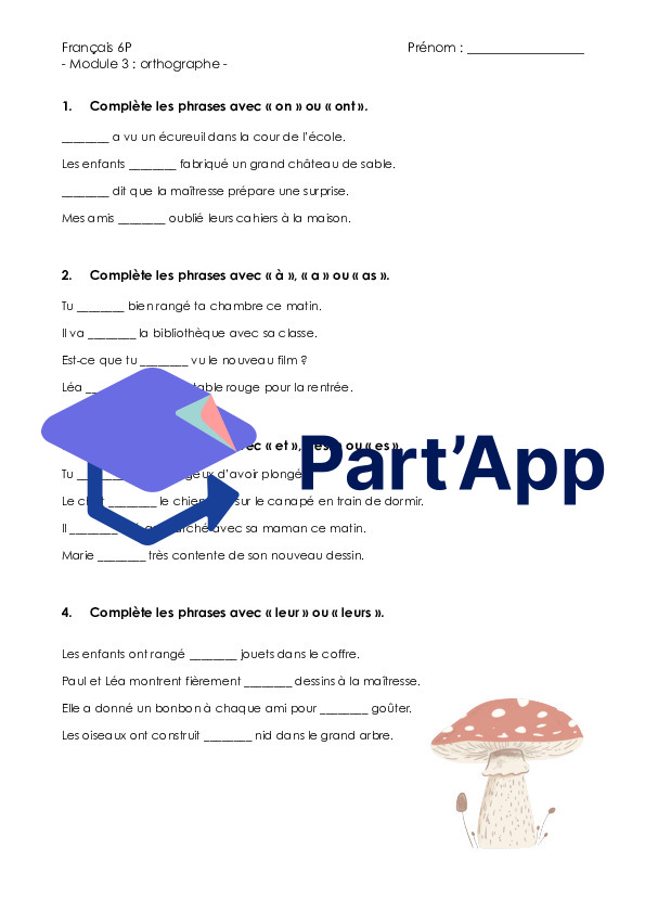 M3 - 6P : ortho. - homophones lexicaux & grammaticaux_4