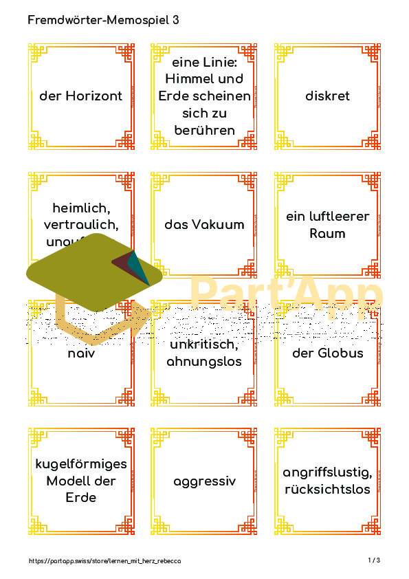 Fremdwörter-Memospiel 3 (Wortschatz)_2