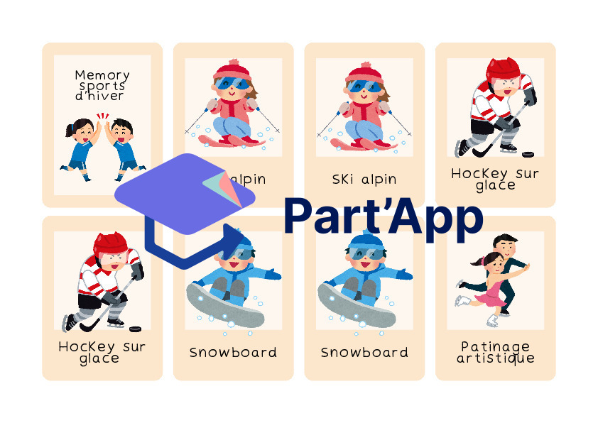 Pack 3 Jeux de Cartes : Sports d'Hiver & Logique (Memory, Tri, Associations) + Corrigé_6