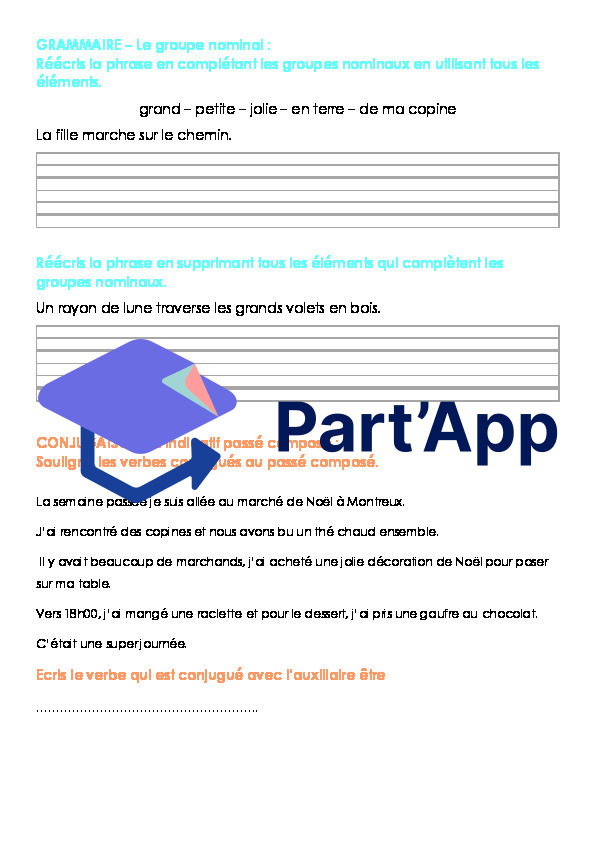 Fiches de devoirs - MER 6P - Module 4_3