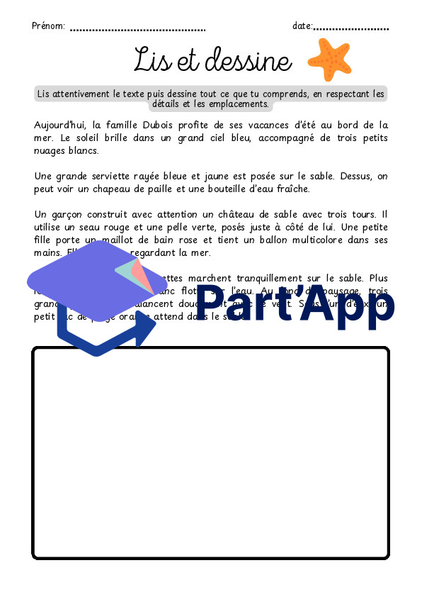 Lis et Dessine - Cycle 2 - 10 textes 🎨🖍_22