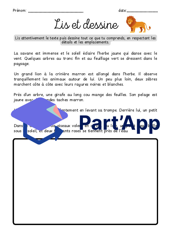 Lis et Dessine - Cycle 2 - 10 textes 🎨🖍_24