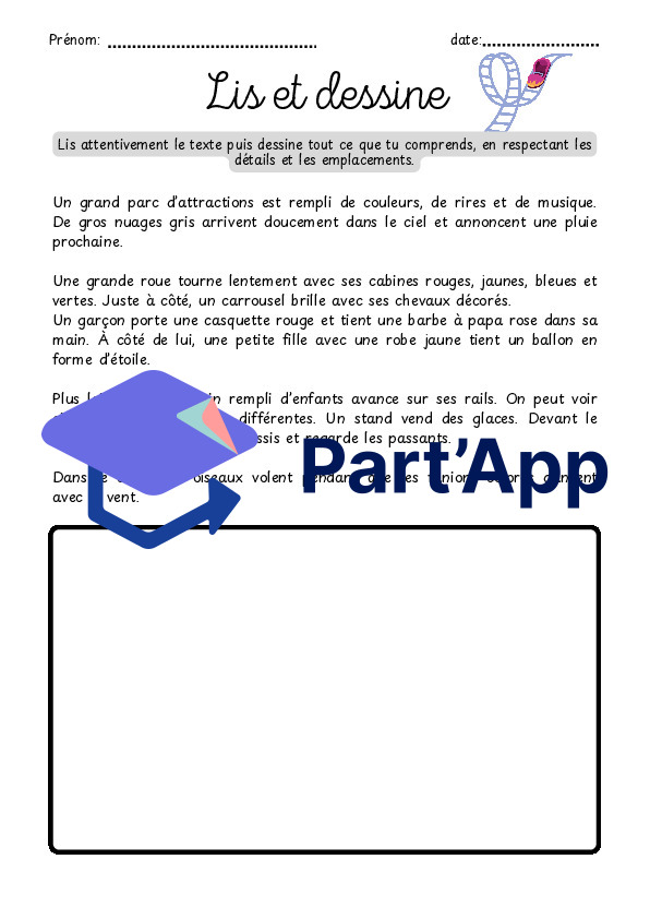 Lis et Dessine - Cycle 2 - 10 textes 🎨🖍_25