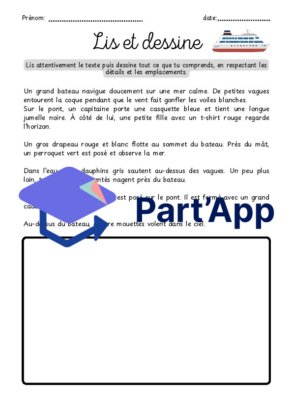 Lis et Dessine - Cycle 2 - 10 textes 🎨🖍_27