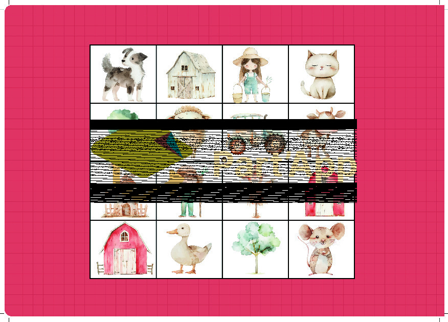 4x ateliers  puzzles parties thème LA FERME_2