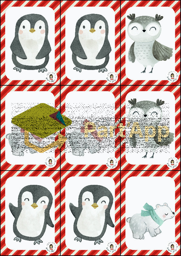 jeu de cartes "les paires de l'hiver"_4