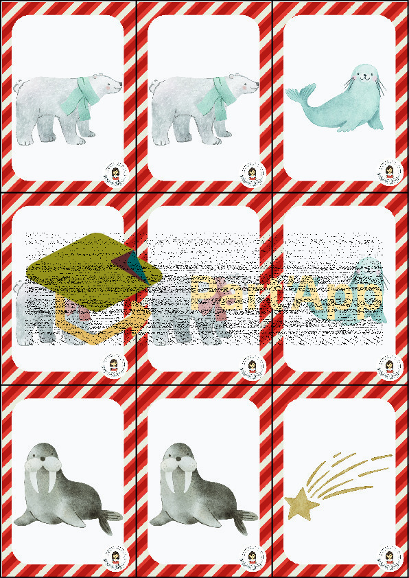 jeu de cartes "les paires de l'hiver"_6