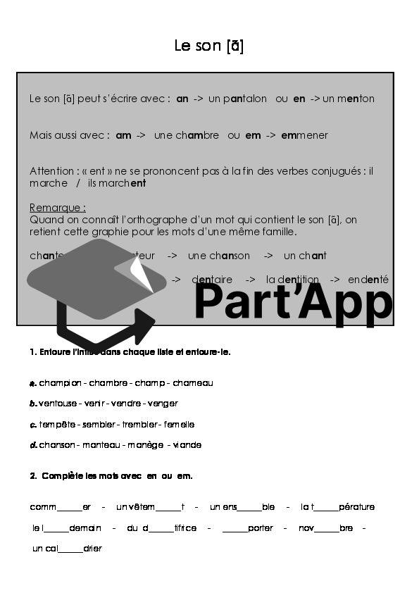 5p - Dossier de son [s] - [k] - [ã] - [g] - [ʒ]_8