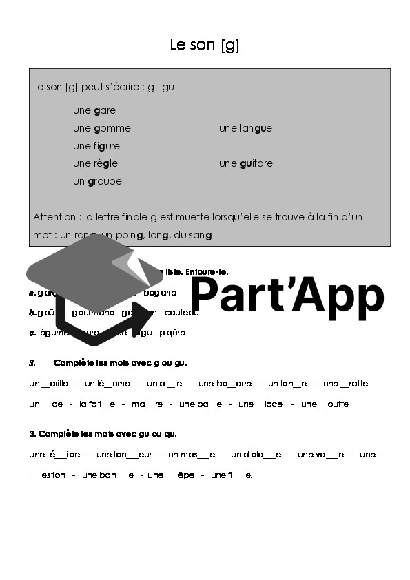 5p - Dossier de son [s] - [k] - [ã] - [g] - [ʒ]_11