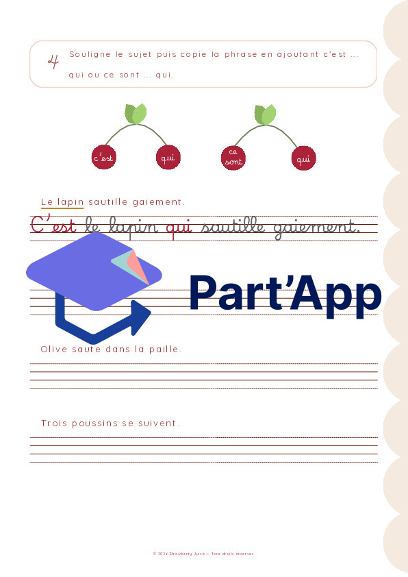 4P 5P - français - le sujet_8