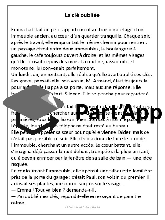 Compréhension de lecture - Nouvelle réaliste_2