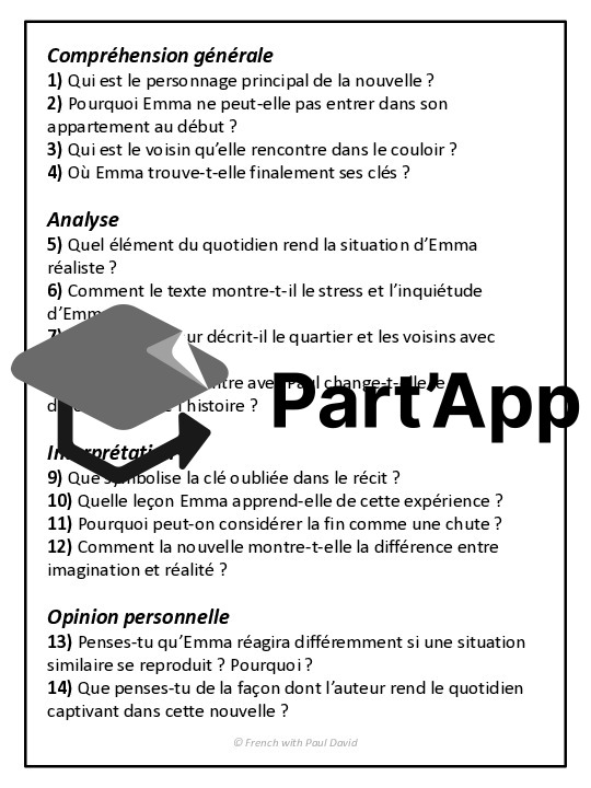 Compréhension de lecture - Nouvelle réaliste_4