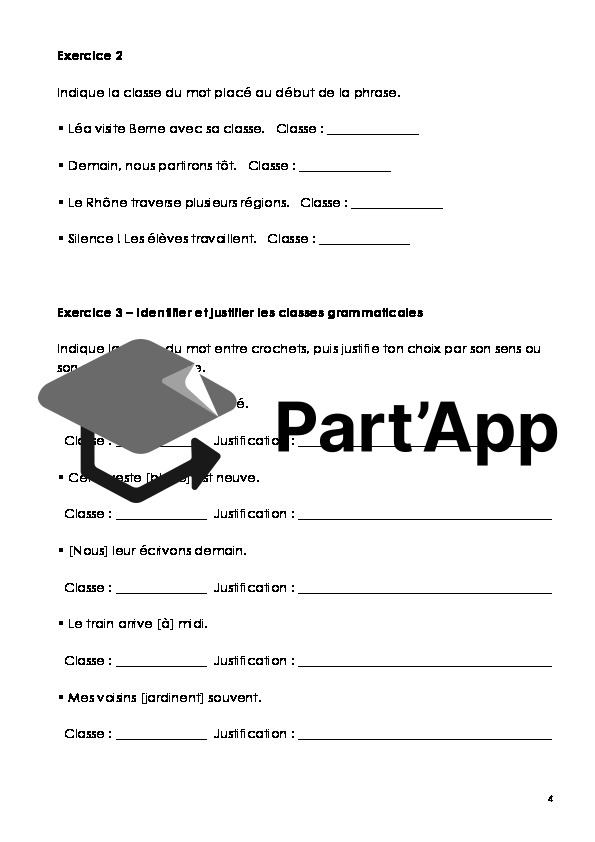 Français 7H - Module 1 - Classes grammaticales et accords GN + corrigé_5