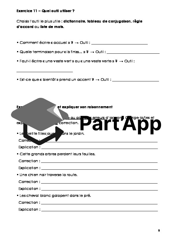 Français 7H - Module 1 - Classes grammaticales et accords GN + corrigé_9