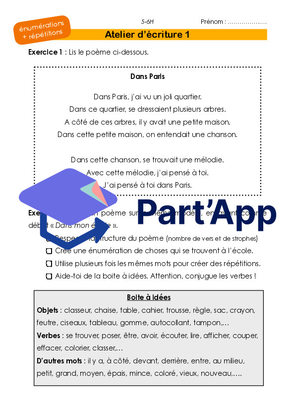Parcours VERT - Ateliers d'écriture (poèmes) 5-6H_2