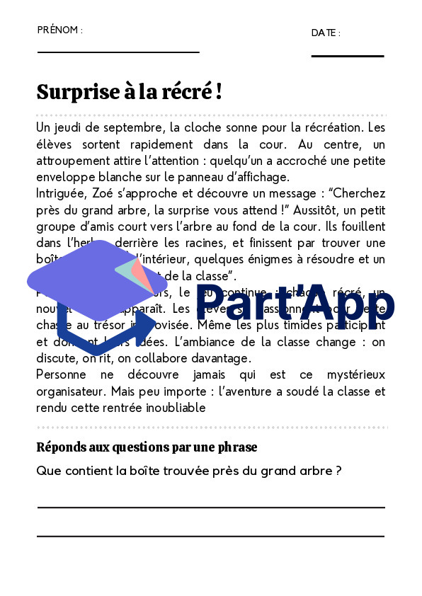Lecture compréhension - 7 , 8H_4