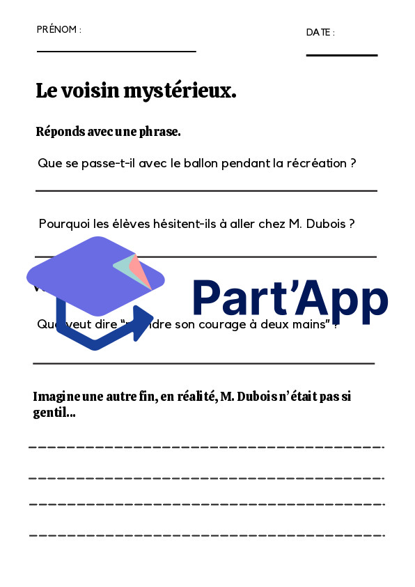 Lecture compréhension - 7 , 8H_7