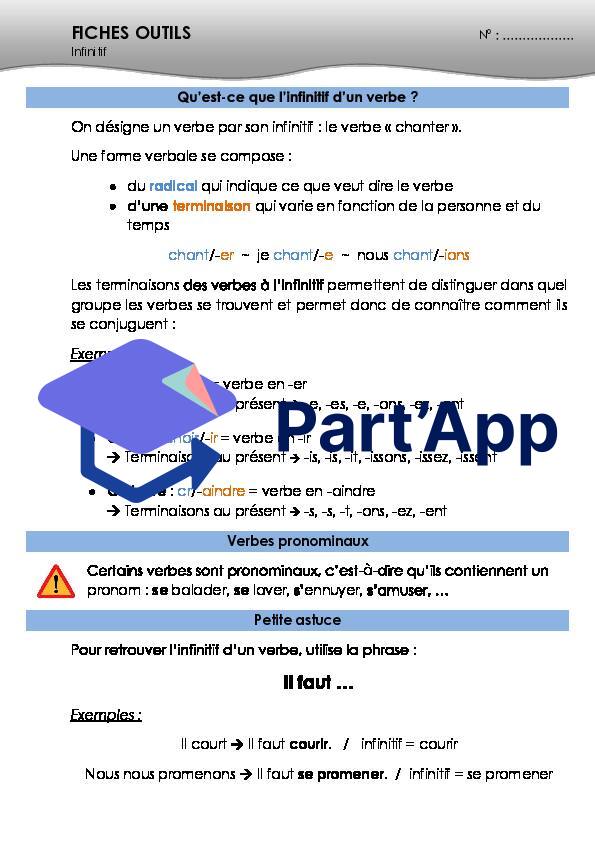 Français 7H-8H - L'infinitif (théorie)_7