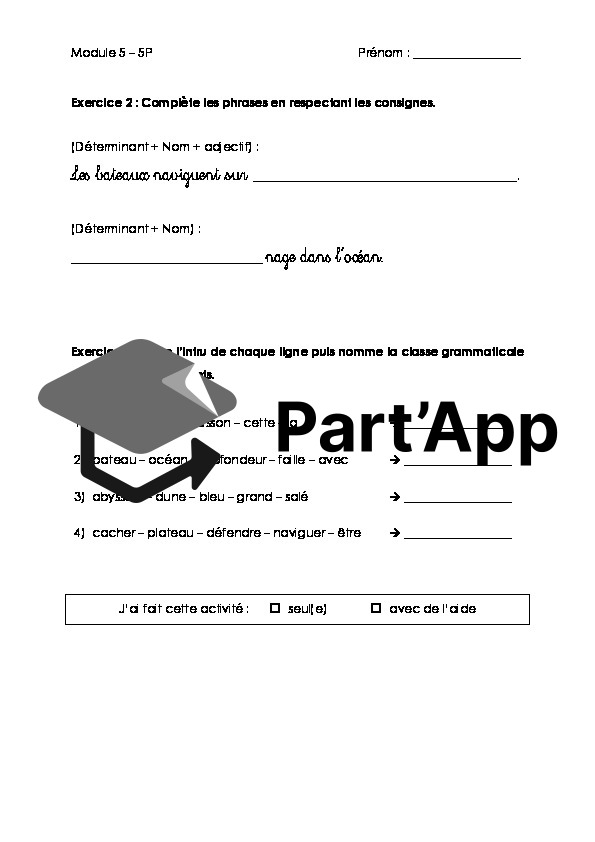 Evaluation formative 5P - Module 5_4