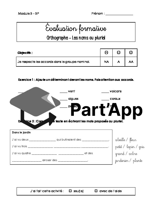 Evaluation formative 5P - Module 5_6